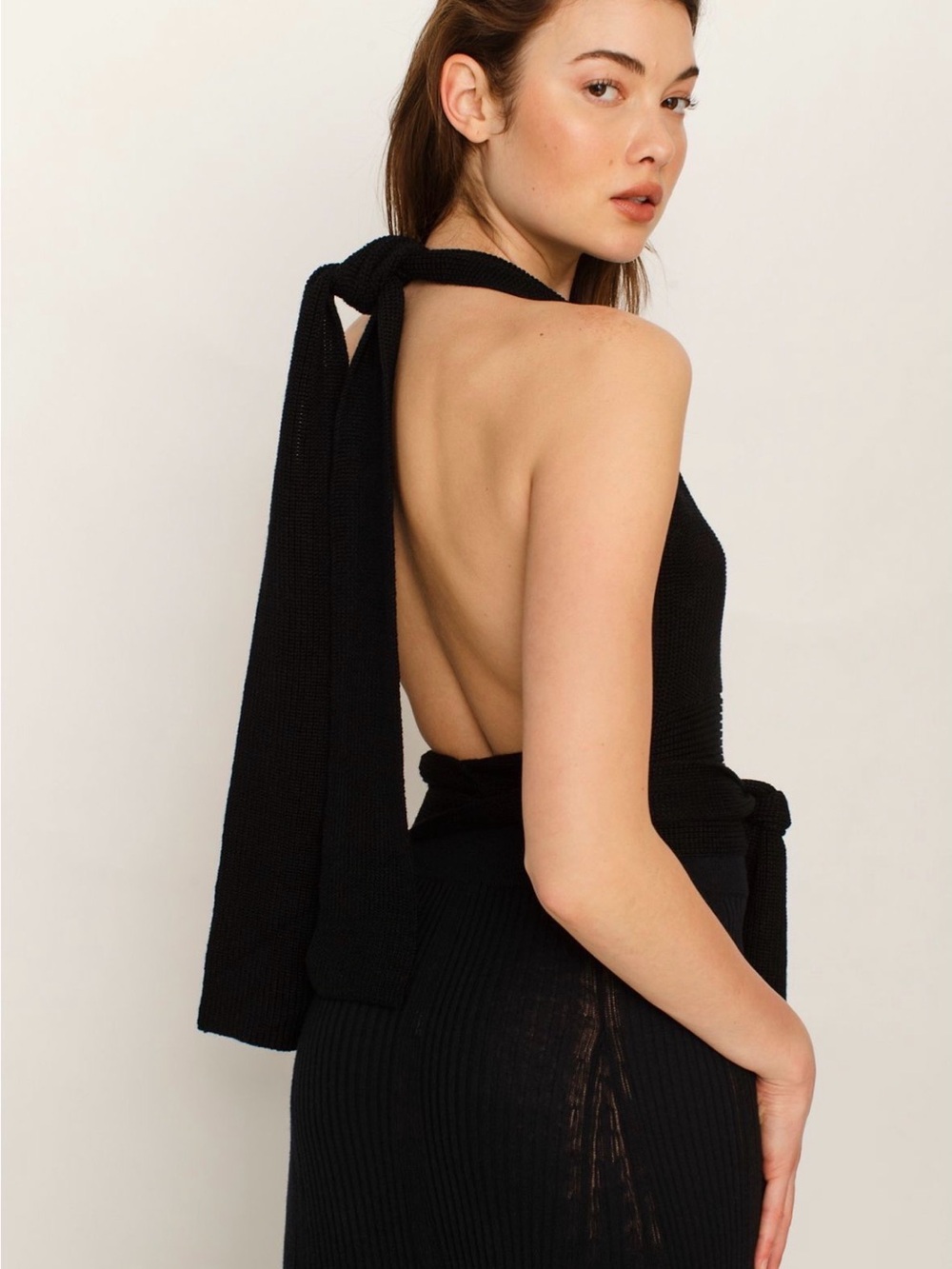 Free People Orchid Convertible Open-Back Sweater tank NWT size small - Picture 2 of 9
